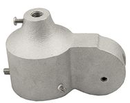 Silver Aluminum Stationary Flagpole Truck Pulley Assembly - fits 2.375" Diameter flagpole top- Single Pulley - Made in USA