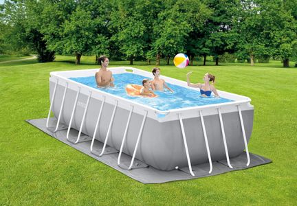 Intex Prism Frame Rectangular Pool Set, 4m x 2m x 1.22m