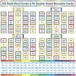 First Sight Word Cards, 100 First W