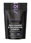 Glucosamine & Chondroitin Complex - 90 Capsules - with MSM, Boswellia, Rosehip, Ginger & Turmeric - Made from Pasture Raised, Grass-Fed Bovine (45 Day Supply) by Alpha01