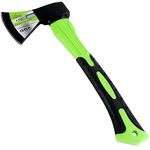 OUTO Heavy Duty Hand Axe with Fibreglass Body & Rubberized Handle for Wood Cutting, Camping and Gardening Hatchet Tools Kulhaadee (1.5lb)