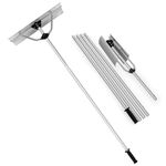 Goture 20ft Snow Roof Rake with Retractable 27.5" Oversized Aluminum Blade, Aluminum Telescopic Snow Rake for Roof, Lightweight Roof Shovel Roof Snow Removal Tool for Single Storey & Cabins