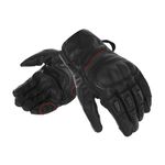 Royal Enfield ARIZONA LEATHER RIDING GLOVES | Premium Build: Genuine leather | Certification: CE Class L1-KP certified | TPR Protectors: Knuckles & Fingers | BLACK L