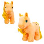 My Little Pony | Applejack Plush | Retro Horse Gifts for Girls and Boys, Collectable Vintage Horse Toys for Kids, Unicorn Toys for Boys and Girls Aged 3+ | Basic Fun 35328, Peach