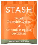 Stash Tea Decaf Pumpkin Spice Black Tea Bags, 100-Count Box