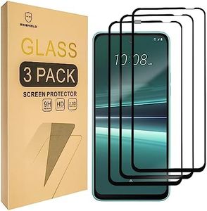 Mr.Shield [3-Pack] Screen Protector For HTC U23 / HTC U23 Pro [Full Cover] [Tempered Glass] [Japan Glass with 9H Hardness] Screen Protector with Lifetime Replacement