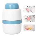 Dzmuero Pill Cutter, Tablet Cutter for Pills, Tablet Cutter, Food Grade Material, Compact and Portable, 1 Divided Into 2, 1 Divided Into 4, Multifunctional Medicine Cutter, Medicine Box (Blue)