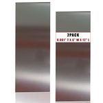 316 Stainless Steel Shim Stock, 0.001" Thickness x 6" Width x 12" Length, Stainless Steel Sheet Shim, 2 Pieces