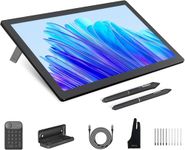 HUION KAMVAS Pro 19 4K UHD Drawing Tablet with Touch Screen, 96% RGB Drawing Monitor with 1.07 Billion Colors, PenTech 4.0 Stylus PW600, 16384 Pen Pressure, Slim Pen, Keydial Mini, 18.4inch