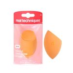 Real Techniques Miracle Complexion Sponge for Liquid & Cream Makeup, 3-Point Design for Seamless Application, Streak-Free Natural Dewy Finish, Latex-Free, Cruelty-Free, Vegan, Easy to Clean, 1 Count