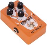 STRICH MODULAR 11-Mode Modulation Guitar Effect Pedal with Chorus, Phaser, Tremolo, Flanger, Vibrato, Auto Filter for Electric Guitar, True Bypass, Orange