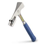 Estwing E3-CA Shingler’s Hammer with Replaceable Blade and Gauge. Milled Face, Silver