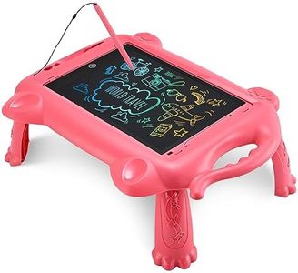 RaceGT Cute Cat Toys Kids 12 Inch LCD Writing Tablet Detachable Legs Drawing Board/Pad for Kids, Doodle Board for Boys and Girls, Birthday Gift, Educational Toys for Toddlers Aged 3 4 5 6 7 8(Pink)