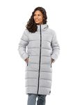 Jack Wolfskin Women's Frozen Palace Coat W Down Parka, Moonwalk, S