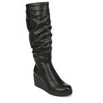 SOUL Naturalizer Womens Aura Faux Leather Knee-High Boots Black 7.5 Wide (C,D,W)