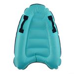Inflatable Body Board, Lightweight Portable Body Board With Handles Floating Surfboard For Lawn Slide Water Swim Beach Activity(Blue)