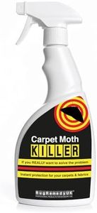 RugRemedyUK Carpet Moth Killer Spray 500ml - Fast Acting Carpet Moth Killer - Spray Bottle, Suitable for All Kinds of Carpets, Rugs, Oriental, or Fitted. Long-lasting and Non-Staining
