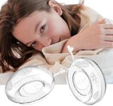 Cmbear Silicone Breast Shells for Nursing Mum, Extra-Soft Silicon Pads, 60ml Volume Measurement and a Secure Plug, Breast Milk Collection Protection of Sore Nipples. Reusable Milk Savers
