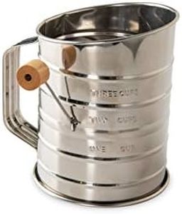 Nordic Ware Flour Sifter, 3-Cup, Stainless Steel