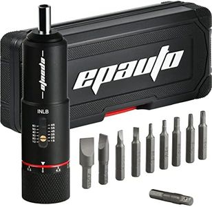 EPAuto Torque Screwdriver Wrench With Interchangeable Bits for Bike, Firearms 10 to 80 in-lbs