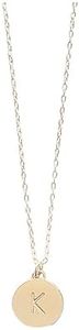 Kate Spade New York K Mini Pendant Necklace Gold One Size