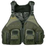 Allen Company Big Horn Fishing Vest, Olive