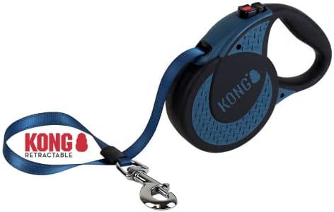 KONG Ultimate Retractable Dog Leash, Extra Large, Blue, 5m Tape