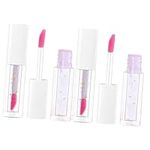 FRCOLOR Pack of 4 Lipstick Lip Balm with Colour Changing Lip Stain Korean Lip Colour Lip Gloss Lip Moisturising Cream Lip Pomade for Moisturising Permanent South Korea Miss