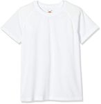 Fruit of the Loom Boys’ Value Weight T-Shirt 61-033-0 - White - 92 cm