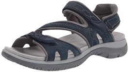 Dr. Scholl's Shoes Women's Adelle 2 Sandal, Elegant Navy Suede, 9