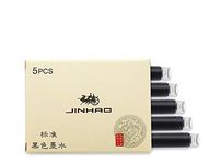 10pk Jinhao Baoer Replacement Fountain Pen BLACK Ink Cartridges - International Standard Size...