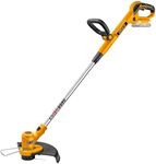 INGCO Cordless Grass Trimmer, 20V Lawn String Line Trimmer Grass Edge Brush Cutter, Includes Lithium Battery & Charger