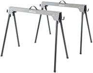 Evolution Power Tools Saw Horse Compact Folding (AKA Saw Bench, Sawhorse Workbench, Saw Horses, Sawing Horse) - Supports Up to 500 kg - Lightweight & Portable - TWIN PACK