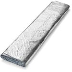 Second Skin Heat Wave Pro – Jute with Aluminized Heat Barrier – High R-Value Headliner and Hood Insulation for Cars (3/8” Thick, 24 Sq Ft)