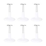 NUOBESTY 6Pcs Doll Stand Display Holder Doll Support Stand Action Figure Display Rack for Window Display Decoration Collection Decoration ( White Rack for 15cm Doll )