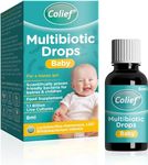 Colief Multibiotic Drops Baby| 2 Probiotic Strains Lactobacillus Rhamnosus &Bifidobacterium Infantis | Suitable from Birth |1.1 Billion Live Cultures for Newborns | 8ml (1)