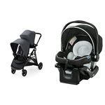 Graco Ready2Grow 2.0 Stroller & SnugRide 35 Lite LX Infant Car Seat, Studio