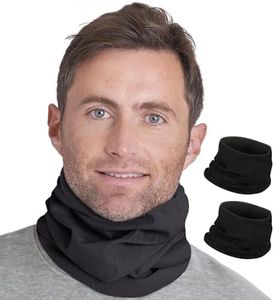 Tough Headwear Winter Neck Gaiters For Men & Women, Fleece Neck Gaiter, Fleece Neck Warmer, Ski Gaiter - Reversible