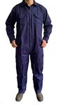 Turners Mens Work Overalls Coveralls Boilersuit Navy - Warehouse Garages Students workerwear Suit