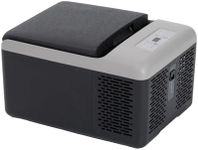 Alpicool C9PT 9L Compressor Car Fridge Freezer, DC 12v Camping Refrigerator, Portable Mini Cool Box for TruckCampervanRVBoat, -20℃ to 20℃(Black)