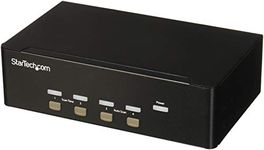 StarTech.com 4 Port VGA KVM Switch - Dual VGA - Hot-Key & Audio Support - 1920x1200 KVM Switch - KVM Video Switch (SV431DVGAU2A)