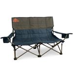 Kelty Low Loveseat Camping Chair – Portable, Folding Chair for Festivals, Camping and Beach Days, Dark Shadow/Navy