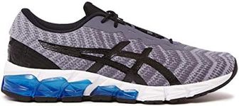 ASICS Unisex Kids Gel-quantum 180 5 Gymnastics Shoes, Piedmont Grey/Black, 3.5 UK