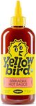 Yellowbird Organic Sriracha Hot Sauce 19.6 oz. Tabletop Size (Garlic, Date & Lime Blend | Mellow Hot | 1 Bottle | Made in Texas)