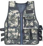 JOKHOO Kids Army Camouflage Outdoor Combat Vest, Acu Color, 5T