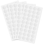 1000pcs Clear Retail Package Seals, 25mm Clear Round Adhesive Stickers Transparent Circle Wafer Seal Sticker Labels for Gift Box Packaging Envelopes