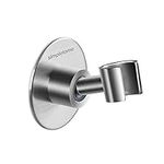 simpletome Shower Head Holder Adhesive Handheld Shower Wand Holder Adjustable Shower Head Bracket Shower Wall Mount Holder Full SUS304 Stainless Steel