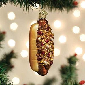 Old World Christmas Chili Cheese Dog Roll Ornament