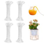 Orimerc 120 Feet Self watering Wick Cord for Vacation Self-watering Planter Pots DIY Automatic Watering Device Potted Plant Sitter Auto Drip Irrigation Waterer to Water African Violet Cotton String Rope