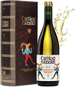CAMINO DE CABRAS Estuche de Vino Gourmet para Regalar – Vino Blanco Godello D.O. Valdeorras - Selección Vino Gallego – Pack 1 Botella x 750 ml